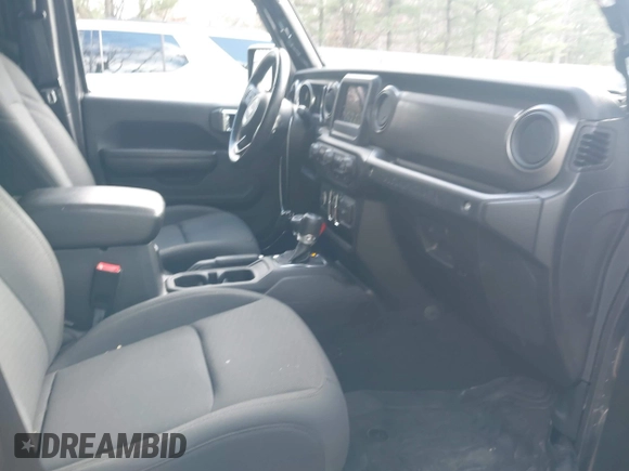 2021 Jeep Wrangler Unlimited Sport S with VIN 1C4HJXDN4MW518307, listed as a IAAI auction lot 41222996 with 39,499 mi miles and . Bid and sale history available at DreamBid. Image 5.