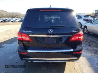 2017 Mercedes-Benz GLS 450 with VIN 4JGDF6EE4HA985850, listed as a Copart auction lot 81514863 with 47,816 mi miles and . Bid and sale history available at DreamBid. Image 6.