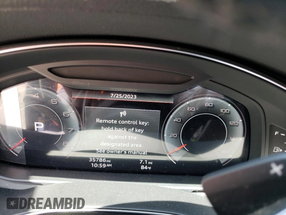 2021 Audi A6 Premium z VIN WAUD3AF20MN053844, wystawiony jako Copart lot #60994643 z przebiegiem 35 786 mil mil oraz Nie do naprawy • Non repairable. Historia ofert i sprzedaży dostępna na DreamBid. Obrazek 9.