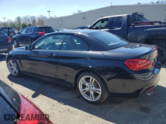 2019 BMW 4 Series 430i xDrive with VIN WBA4Z3C51KEN88803, listed as a Copart auction lot 50422424 with 47,588 mi miles and Salvage title. Bid and sale history available at DreamBid. Image 2.