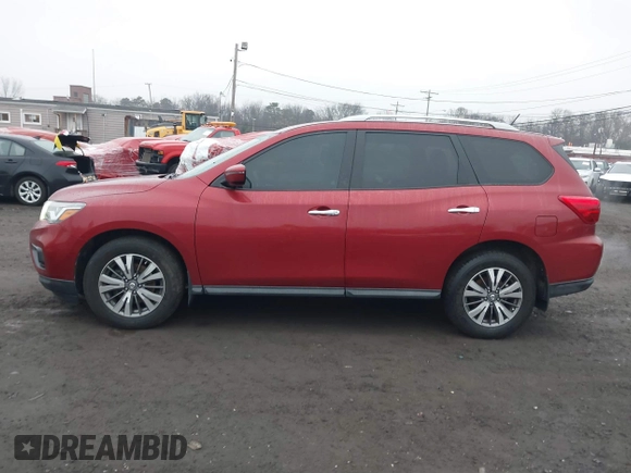 2017 Nissan Pathfinder SV z VIN 5N1DR2MM5HC619649, wystawiony jako IAAI lot #41476033 z przebiegiem 94 785 mil mil oraz . Historia ofert i sprzedaży dostępna na DreamBid. Obrazek 14.