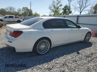 2013 BMW 7 Series 740Li with VIN WBAYE4C52DD136841, listed as a Copart auction lot 48608895 with 99,436 mi miles and Clean Title. Bid and sale history available at carsss.com. Image 3.