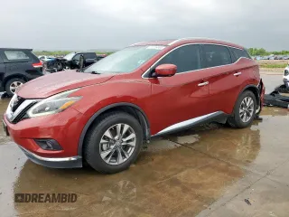 2018 Nissan Murano SV with VIN 5N1AZ2MG2JN188209, listed as a Copart auction lot 51116065 with 104,015 mi miles and Salvage Title. Bid and sale history available at DreamBid. Image 1.