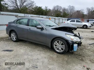 2011 Infiniti G37 x Sport Appearance Edition with VIN JN1CV6AR9BM410583, listed as a Copart auction lot 48680125 with Not Provided miles and Salvage Title. Bid and sale history available at DreamBid. Image 4.