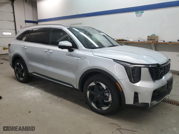 2025 Kia Sorento Hybrid SX Prestige with VIN KNDRKDJGXS5295344, listed as a Copart auction lot 82717184 with 1,429 mi miles and Salvage Title. Bid and sale history available at carsss.com. Image 4.