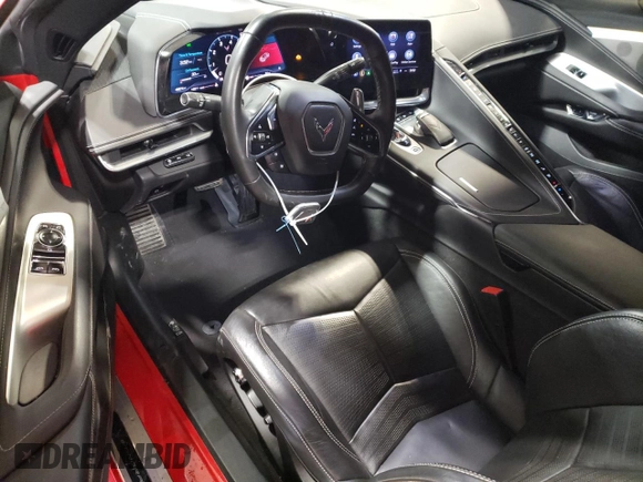 2021 Chevrolet Corvette 2LT with VIN 1G1YB2D45M5114373, listed as a Copart auction lot 45859665 with 40,674 mi miles and Salvage title. Bid and sale history available at DreamBid. Image 8.