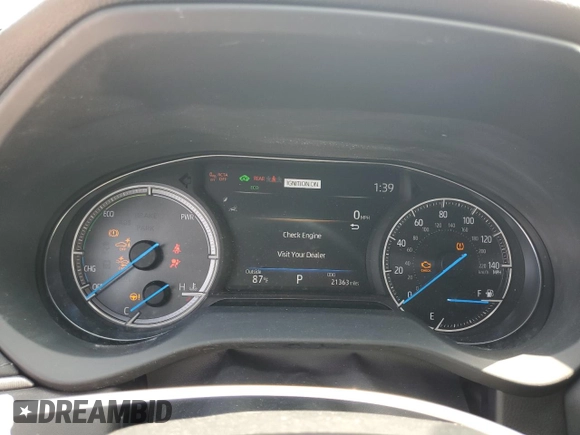 2022 Toyota Venza LE with VIN JTEAAAAH0NJ110734, listed as a Copart auction lot 67161144 with 21,363 mi miles and Salvage Title. Bid and sale history available at carsss.com. Image 9.