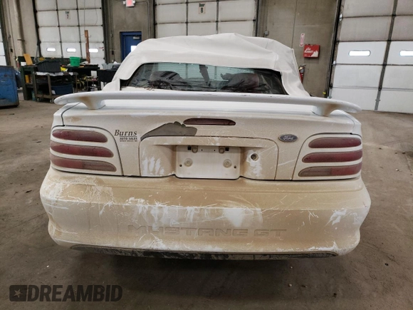 1994 Ford Mustang z VIN 1FALP45T4RF149529, wystawiony jako Copart lot #42222295 z przebiegiem 179 309 mil mil oraz Szkoda całkowita • Salvage title. Historia ofert i sprzedaży dostępna na DreamBid. Obrazek 6.