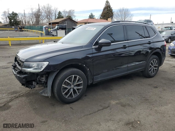 2019 Volkswagen Tiguan SE with VIN 3VV2B7AX5KM073079, listed as a Copart auction lot 48484975 with 71,649 mi miles and Salvage Title. Bid and sale history available at carsss.com. Image 1.