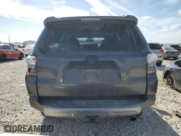 2019 Toyota 4Runner SR5 with VIN JTEBU5JR7K5697448, listed as a Copart auction lot 46839485 with 145,658 mi miles and Salvage title. Bid and sale history available at DreamBid. Image 6.