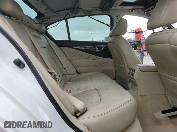 2014 Infiniti Q50 Premium with VIN JN1BV7AR9EM689488, listed as a Copart auction lot 51466605 with Not Provided miles and Salvage Title. Bid and sale history available at DreamBid. Image 11.