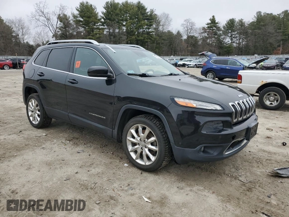 2014 Jeep Cherokee Limited with VIN 1C4PJLDB4EW162131, listed as a Copart auction lot 49656355 with 96,264 mi miles and Clean title. Bid and sale history available at DreamBid. Image 4.
