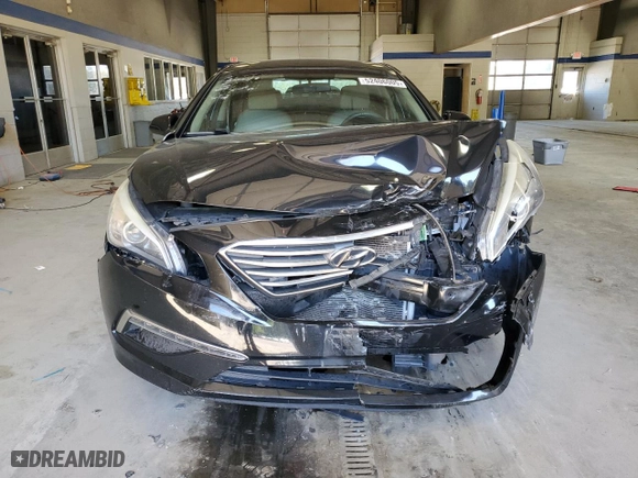 2015 Hyundai Sonata 2.4L SE with VIN 5NPE24AF6FH093323, listed as a Copart auction lot 52406005 with 113,592 mi miles and Salvage Title. Bid and sale history available at carsss.com. Image 5.