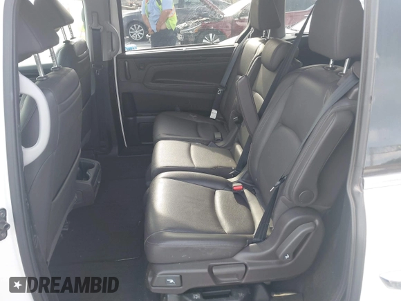 2018 Honda Odyssey Elite with VIN 5FNRL6H90JB024046, listed as a IAAI auction lot 42020880 with 45,536 mi miles. Bid and sale history available at carsss.com. Image 8.