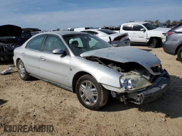 2002 Mercury Sable LS Premium with VIN 1MEFM55SX2A618363, listed as a Copart auction lot 84766174 with 179,585 mi miles and Salvage Title. Bid and sale history available at DreamBid. Image 4.