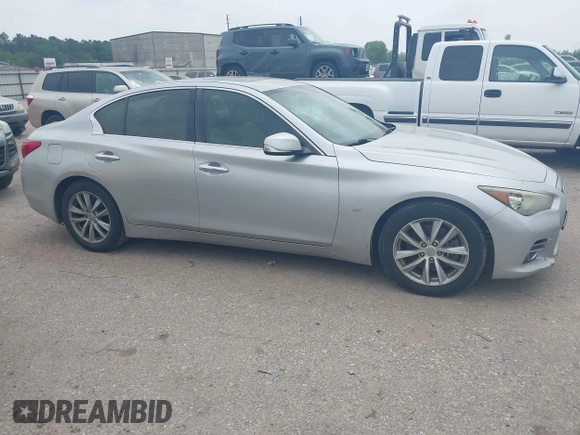 2014 Infiniti Q50 Sport with VIN JN1BV7AP5EM670953, listed as a IAAI auction lot 41913801 with 190,180 mi miles and . Bid and sale history available at DreamBid. Image 13.