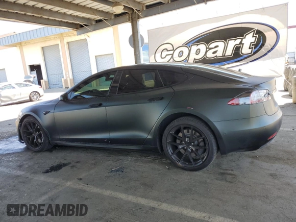 2018 Tesla Model S 75D with VIN 5YJSA1E21JF282786, listed as a Copart auction lot 58058595 with 65,982 mi miles and Salvage title. Bid and sale history available at DreamBid. Image 2.
