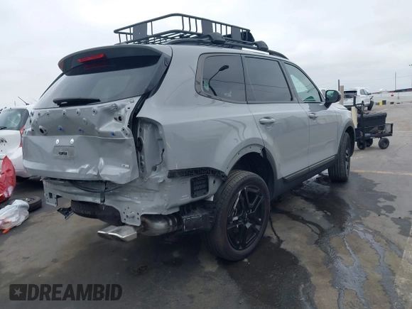 2024 Kia Telluride EX X-Line with VIN 5XYP3DGC9RG464408, listed as a IAAI auction lot 42289639 with 11,873 mi miles and . Bid and sale history available at DreamBid. Image 4.