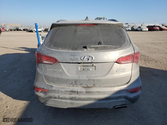 2017 Hyundai Santa Fe Sport 2.4L with VIN 5XYZU3LB3HG413028, listed as a Copart auction lot 42721195 with 103,355 mi miles and Salvage Title. Bid and sale history available at carsss.com. Image 6.