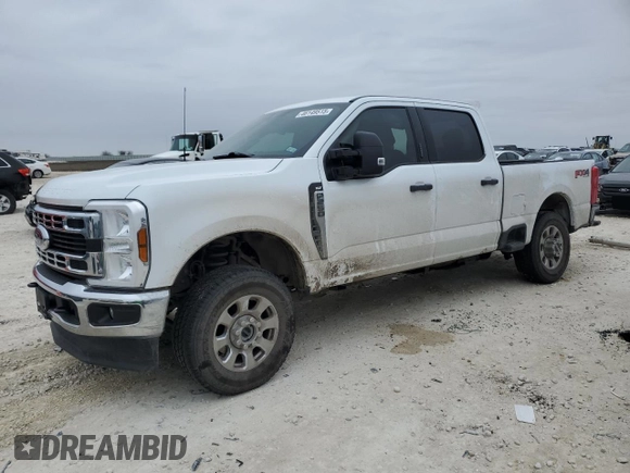 2024 Ford Super Duty F-250 SRW XL with VIN 1FT7W2BN2RED65099, listed as a Copart auction lot 46149515 with 15,171 mi miles and Salvage Title. Bid and sale history available at carsss.com. Image 1.