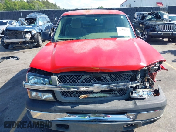 2004 Chevrolet Silverado 1500 LS with VIN 1GCEC19V84Z142003, listed as a IAAI auction lot 41998056 with 214,671 mi miles. Bid and sale history available at carsss.com. Image 12.