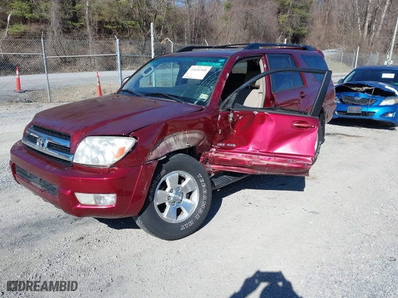 2005 Toyota 4Runner SR5 with VIN JTEBU14R658051910, listed as a IAAI auction lot 41691568 with 153,066 mi miles. Bid and sale history available at carsss.com. Image 20.