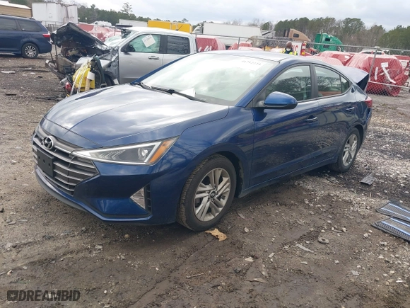 2020 Hyundai Elantra SEL with VIN 5NPD84LF2LH632734, listed as a IAAI auction lot 41712224 with 87,000 mi miles. Bid and sale history available at carsss.com. Image 17.