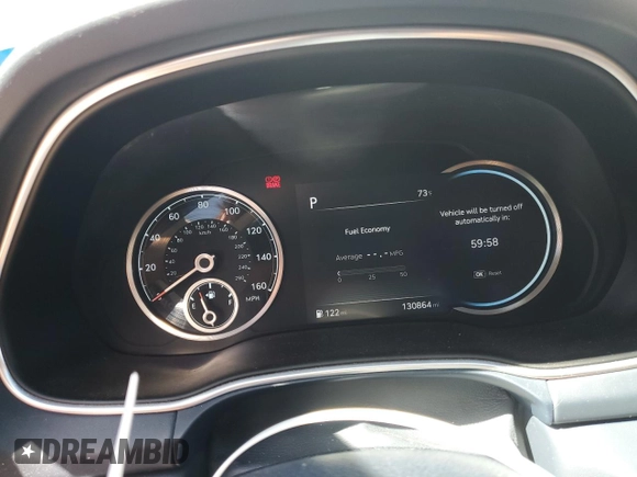 2021 Genesis GV80 with VIN KMUHCESCXMU051032, listed as a Copart auction lot 48432615 with 130,864 mi miles and Salvage Title. Bid and sale history available at DreamBid. Image 9.