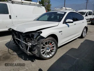 2017 BMW 5 Series GT 535i with VIN WBA5M2C59HG499197, listed as a Copart auction lot 57778334 with 52,552 mi miles and Salvage Title. Bid and sale history available at carsss.com. Image 1.