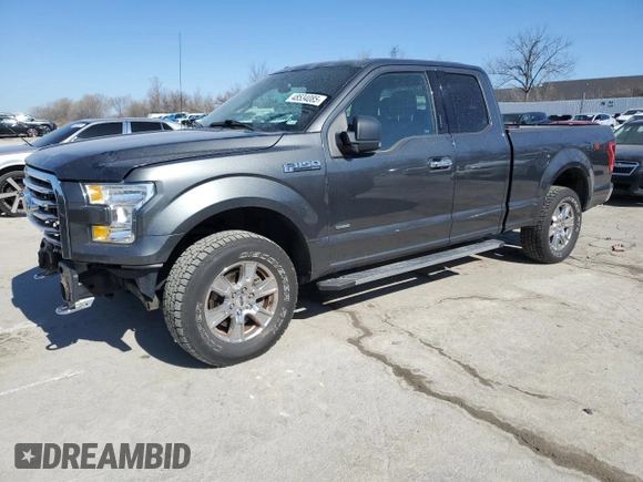 2016 Ford F-150 XLT with VIN 1FTEX1EP2GFD61525, listed as a Copart auction lot 48534085 with 92,859 mi miles and Salvage Title. Bid and sale history available at carsss.com. Image 1.