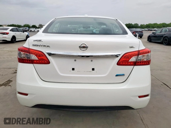 2013 Nissan Sentra SR with VIN 3N1AB7AP8DL682298, listed as a Copart auction lot 53528175 with 136,552 mi miles and Salvage Title. Bid and sale history available at DreamBid. Image 6.