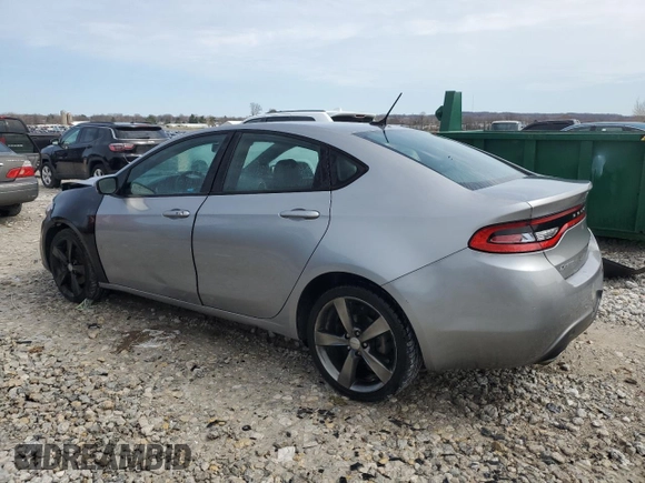 2016 Dodge Dart GT with VIN 1C3CDFEB5GD750807, listed as a Copart auction lot 51497595 with 122,913 mi miles and Clean Title. Bid and sale history available at carsss.com. Image 2.