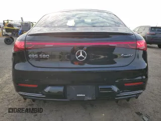 2023 Mercedes-Benz EQS with VIN W1KCG4EBXPA037836, listed as a Copart auction lot 46124715 with 31,904 mi miles and Salvage Title. Bid and sale history available at carsss.com. Image 6.