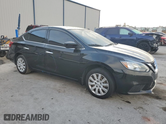 2019 Nissan Sentra S with VIN 3N1AB7AP2KY456886, listed as a Copart auction lot 57873635 with 89,025 mi miles and Salvage title. Bid and sale history available at DreamBid. Image 4.
