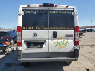 2018 Ram ProMaster Cargo with VIN 3C6TRVAG0JE104838, listed as a Copart auction lot 49676745 with 89,428 mi miles and Salvage Title. Bid and sale history available at DreamBid. Image 6.