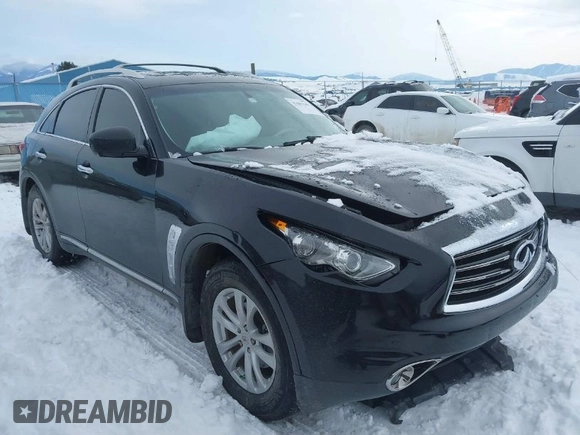 2012 Infiniti FX with VIN JN8AS1MW0CM156009, listed as a IAAI auction lot 41601349 with 53,795 mi miles and . Bid and sale history available at DreamBid. Image 1.