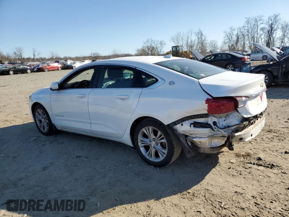 2014 Chevrolet Impala LT with VIN 1G1125S30EU168457, listed as a Copart auction lot 48887085 with 95,124 mi miles and Salvage Title. Bid and sale history available at DreamBid. Image 2.