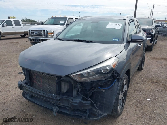 2016 Hyundai Tucson Limited with VIN KM8J33A25GU138161, listed as a IAAI auction lot 41477846 with 79,171 mi miles. Bid and sale history available at carsss.com. Image 21.