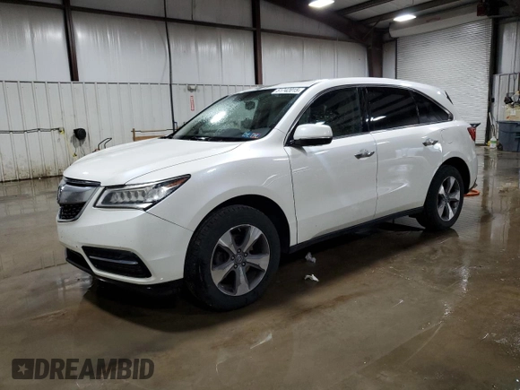 2014 Acura MDX with VIN 5FRYD4H28EB021500, listed as a Copart auction lot 51742015 with 171,503 mi miles and Salvage Title. Bid and sale history available at carsss.com. Image 1.