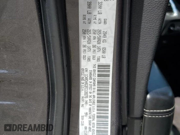 2015 Dodge Durango SXT z VIN 1C4RDHAG3FC139276, wystawiony jako Copart lot #54006215 z przebiegiem 113 789 mil mil oraz Szkoda całkowita • Salvage title. Historia ofert i sprzedaży dostępna na DreamBid. Obrazek 13.