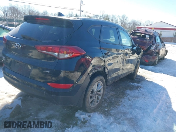 2018 Hyundai Tucson SEL with VIN KM8J3CA42JU643213, listed as a IAAI auction lot 41199302 with 91,480 mi miles and . Bid and sale history available at DreamBid. Image 4.