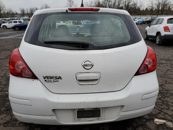 2010 Nissan Versa 1.8 S with VIN 3N1BC1CP9AL452387, listed as a Copart auction lot 85299844 with 195,540 mi miles and Salvage Title. Bid and sale history available at carsss.com. Image 6.