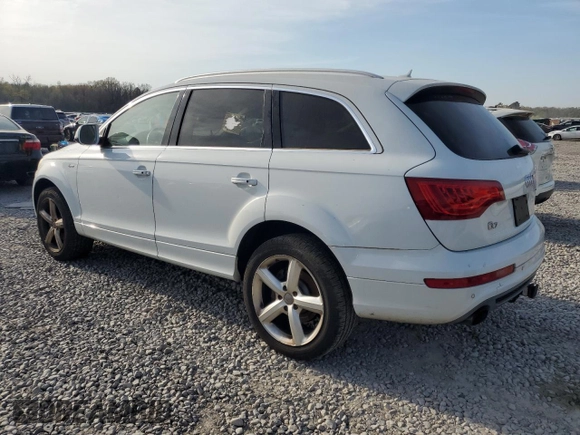 2013 Audi Q7 3.0T S line Prestige with VIN WA1DGAFEXDD000599, listed as a Copart auction lot 50813085 with 178,448 mi miles and Clean Title. Bid and sale history available at carsss.com. Image 2.