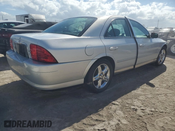 2001 Lincoln LS Sport with VIN 1LNHM87A11Y711788, listed as a Copart auction lot 78407784 with Not Provided miles and Non Repairable. Bid and sale history available at carsss.com. Image 3.