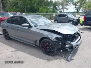 2023 BMW 5 Series 530e with VIN WBA13AG07PCN20158, listed as a IAAI auction lot 42146666 with 31,619 mi miles and . Bid and sale history available at DreamBid. Image 1.