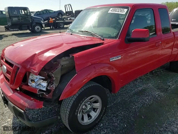 2006 Ford Ranger STX with VIN 1FTYR44E26PA41400, listed as a Copart auction lot 49903265 with 148,954 mi miles and Salvage Title. Bid and sale history available at carsss.com. Image 11.