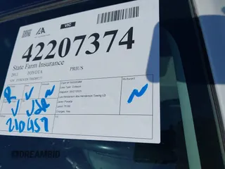 2011 Toyota Prius I z VIN JTDKN3DU7B0289227, wystawiony jako IAAI lot #42207374 z przebiegiem 210 457 mil mil oraz . Historia ofert i sprzedaży dostępna na DreamBid. Obrazek 17.