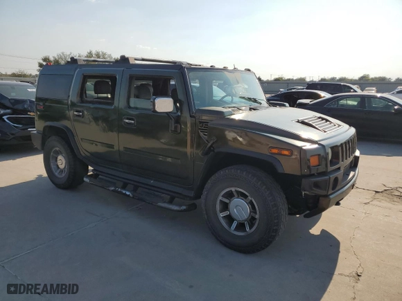 2004 Hummer H2 with VIN 5GRGN23U84H112299, listed as a Copart auction lot 75288994 with 0 mi miles and Clean Title. Bid and sale history available at carsss.com. Image 4.
