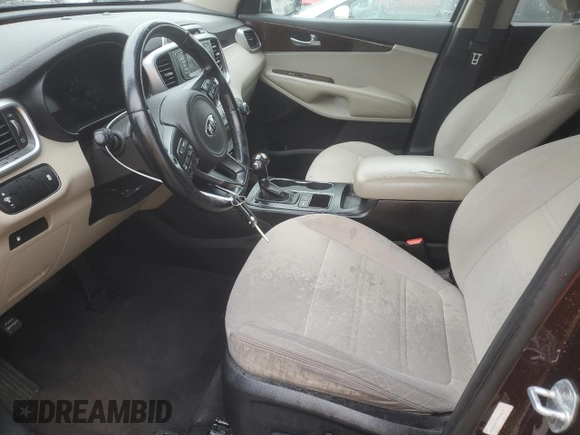 2016 Kia Sorento LX with VIN 5XYPGDA51GG073684, listed as a Copart auction lot 55630565 with 119,918 mi miles and Clean Title. Bid and sale history available at DreamBid. Image 7.