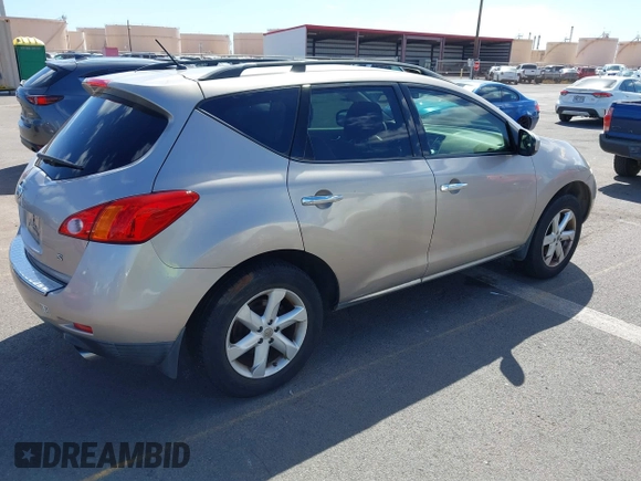 2009 Nissan Murano SL with VIN JN8AZ18U19W003298, listed as a IAAI auction lot 41723756 with 151,482 mi miles and . Bid and sale history available at carsss.com. Image 4.